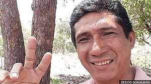 已故亞馬遜原住民Zezico Rodrigues（摘自BBC News 網站）
