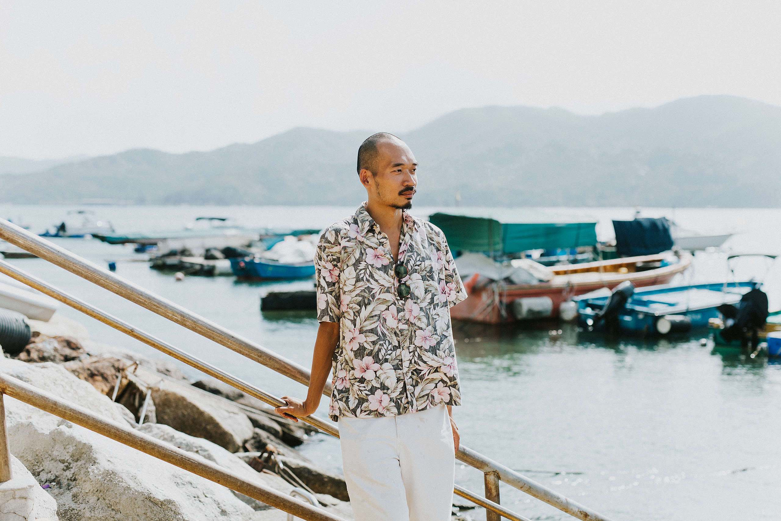 阿俊最不願看到「明日大嶼」破壞靜美的風景和小島獨有的生活方式。© Elvis Tang / Greenpeace