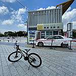 新田購物城猶如鬼城，但藤原豆腐店卻吸引不少車友前來打卡。©ABCAT / Greenpeace