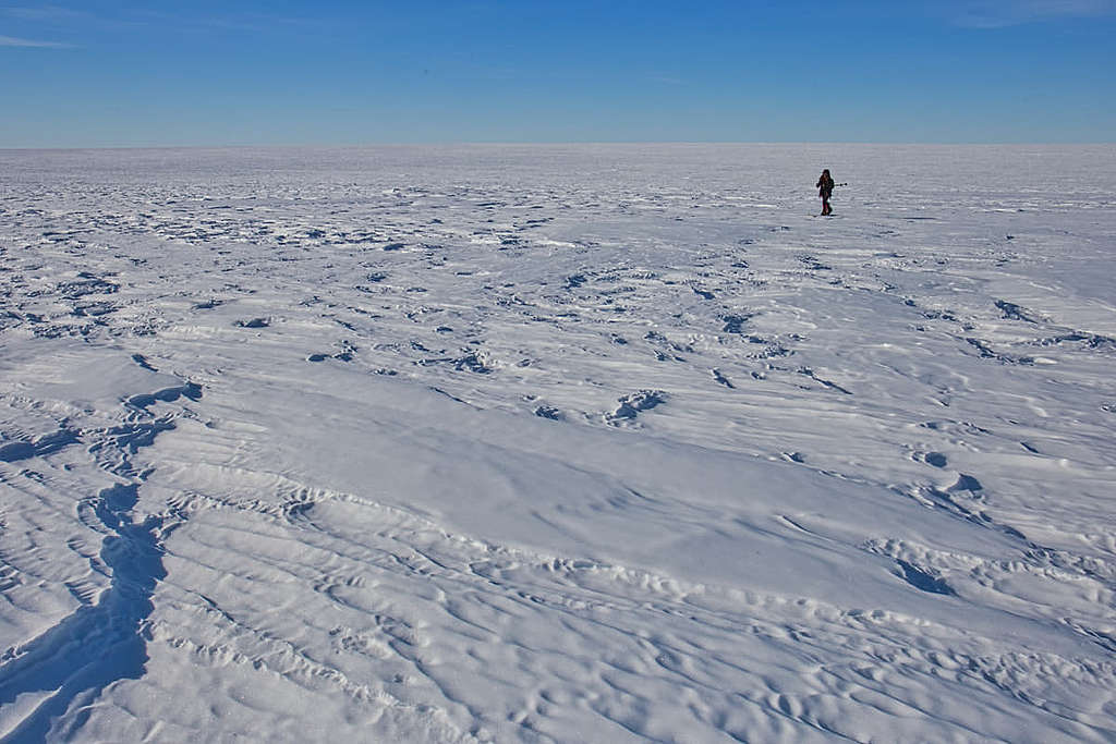 如何保護脆弱潔淨的南極，是 21 世紀的挑戰。 © Wilson Cheung