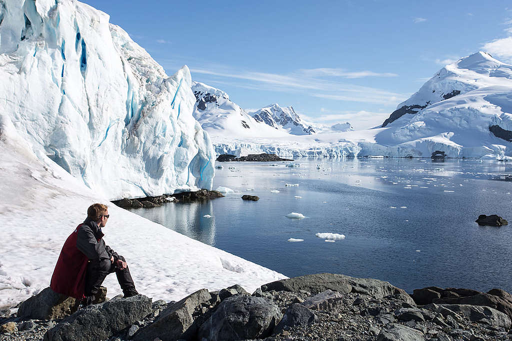 南極的冰川──我們的下一代還能看到這樣的南極嗎？就要倚靠我們今天的努力。 © Wilson Cheung