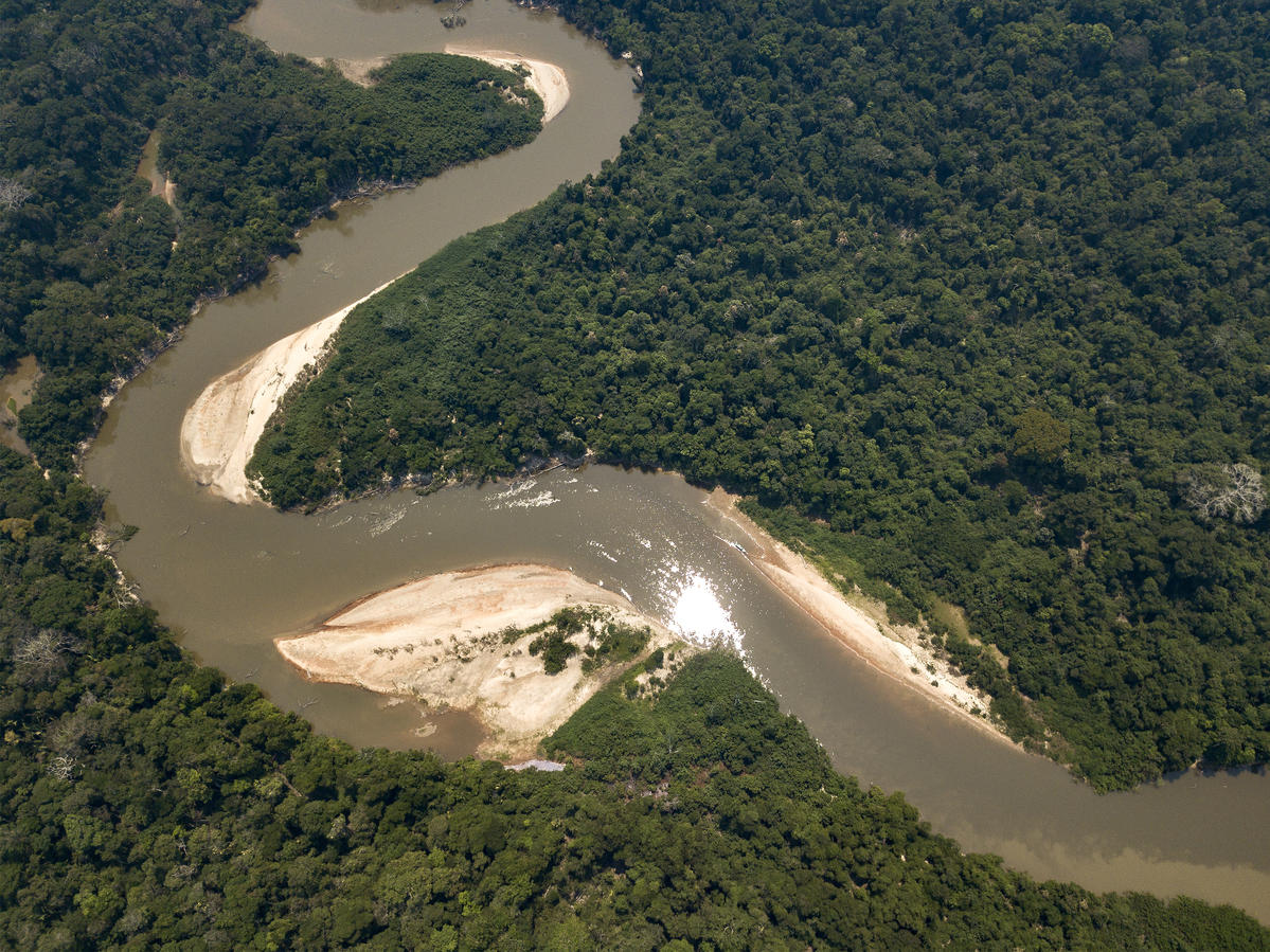 位於巴西朗多尼亞州的Karipuna原住民土地，橫跨新馬莫雷和韋柳港直轄市，亦鄰近傑西帕拉納河和福爾摩沙河的交匯點。© Rogério Assis / Greenpeace