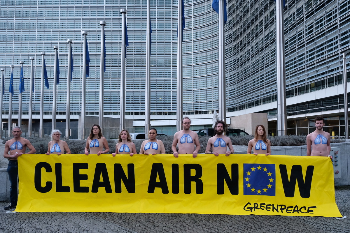 Clean Air Action in Brussels. © Tim Dirven
