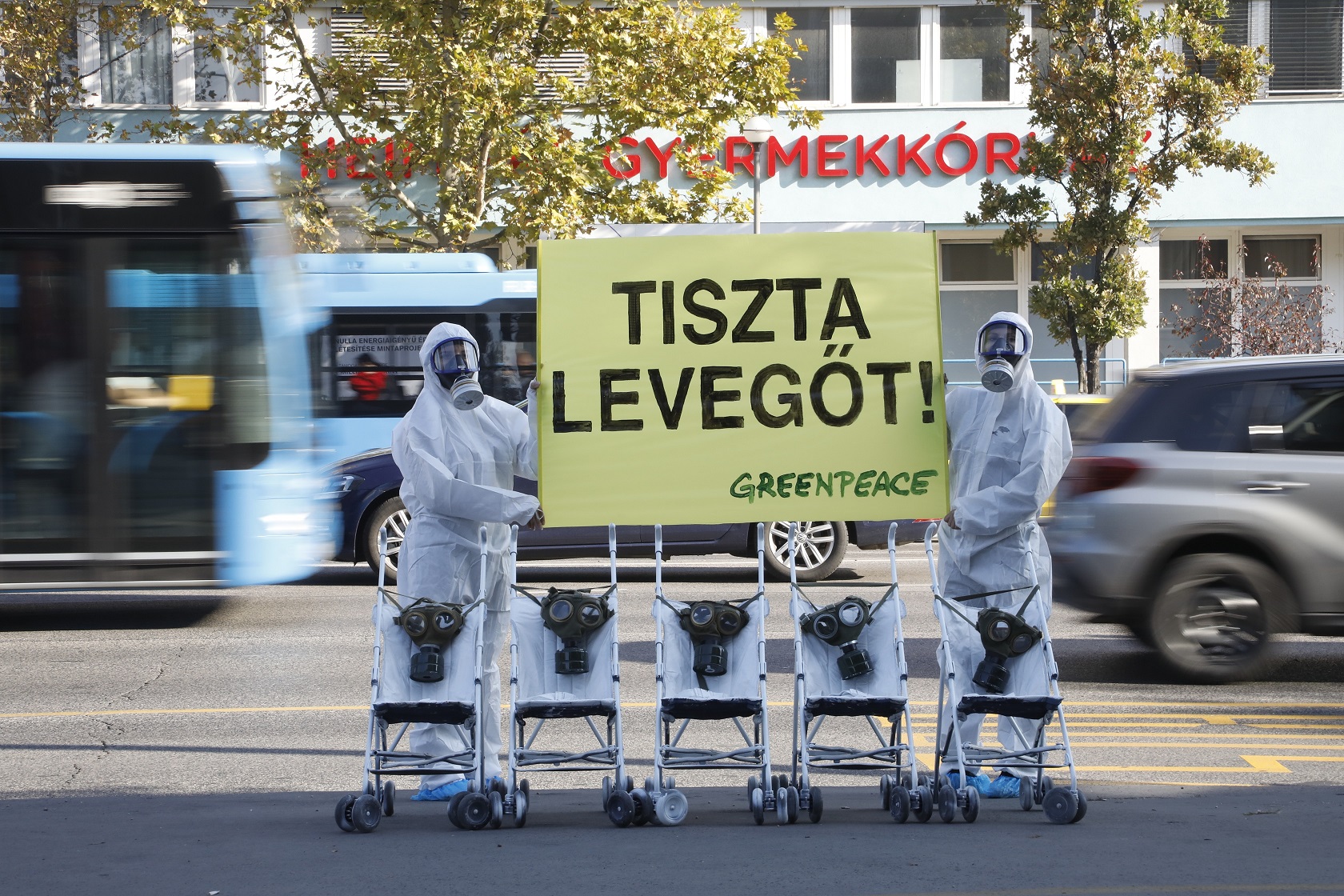 Kockázatos a légszennyezettség a kórházaknál - Greenpeace Magyarország