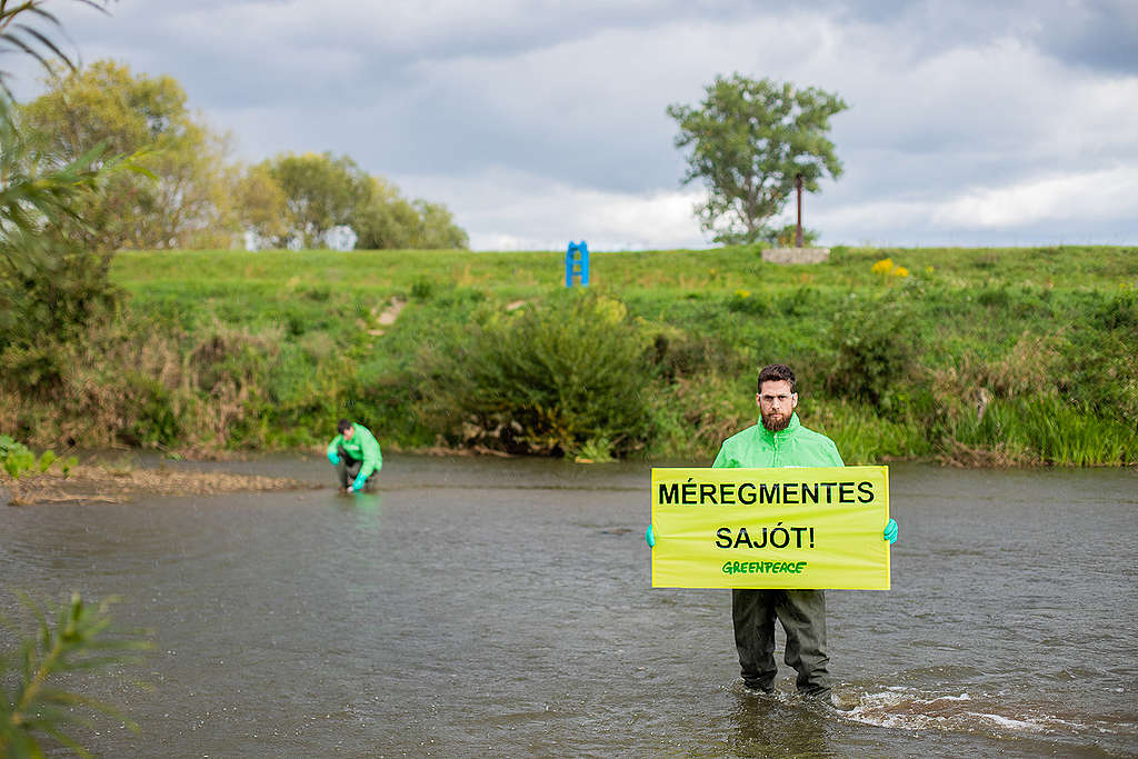 Újra mért a Greenpeace a Sajón: jelentős arzénszennyezések vonulnak le a  folyón - Greenpeace Magyarország