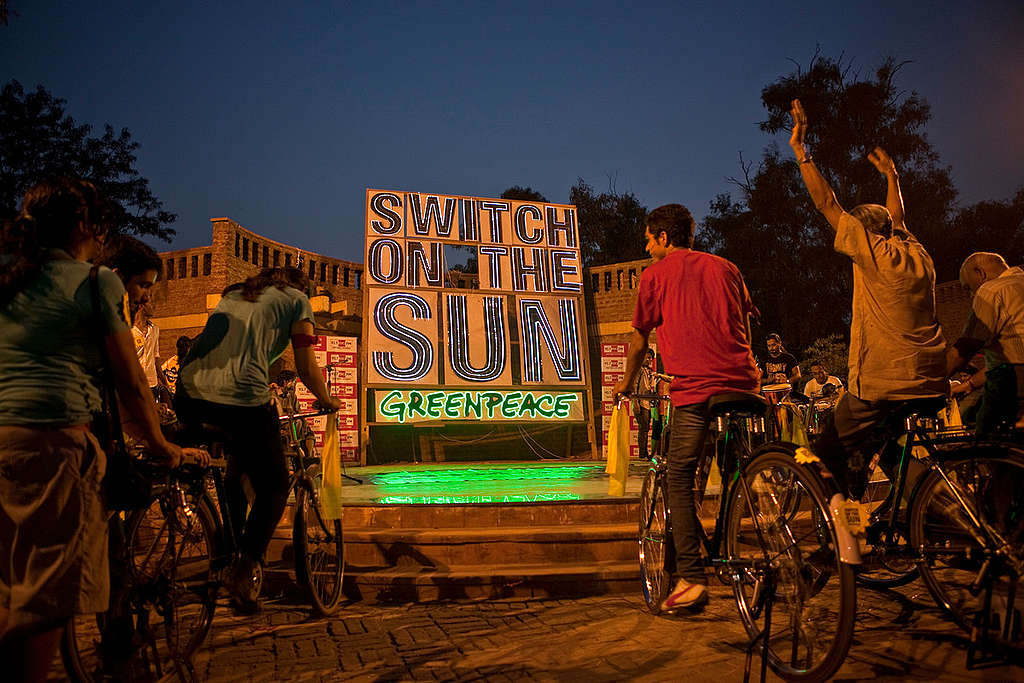 “Switch on the Sun” Bike-a-Thon in Delhi