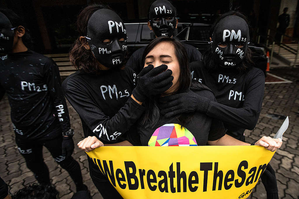 Air Pollution Protest in Jakarta. © Jurnasyanto Sukarno
