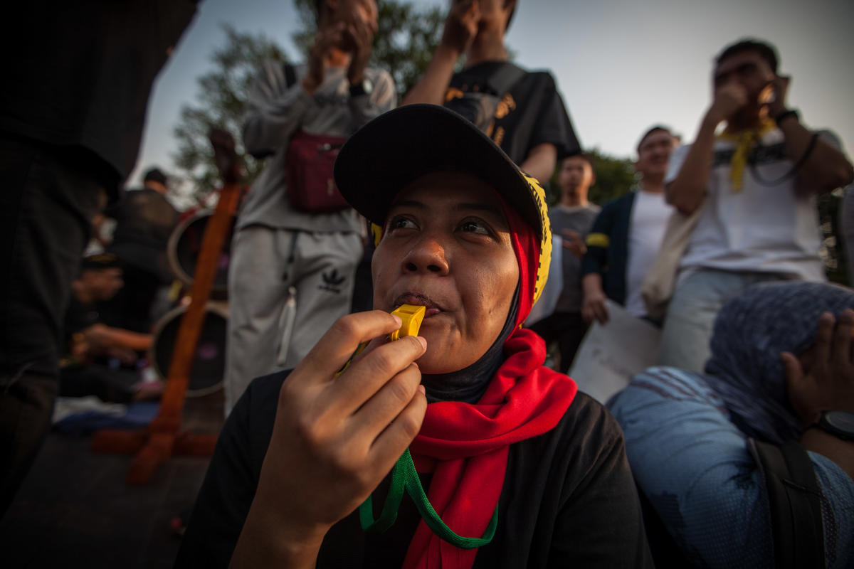 Global Climate Strike in Jakarta. © Afriadi Hikmal / Greenpeace