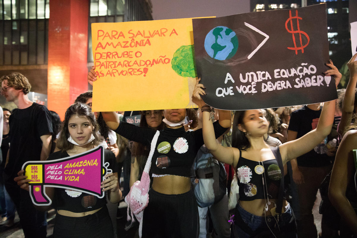 Global Climate Strike in São Paulo, Brazil. © Barbara Veiga / Greenpeace