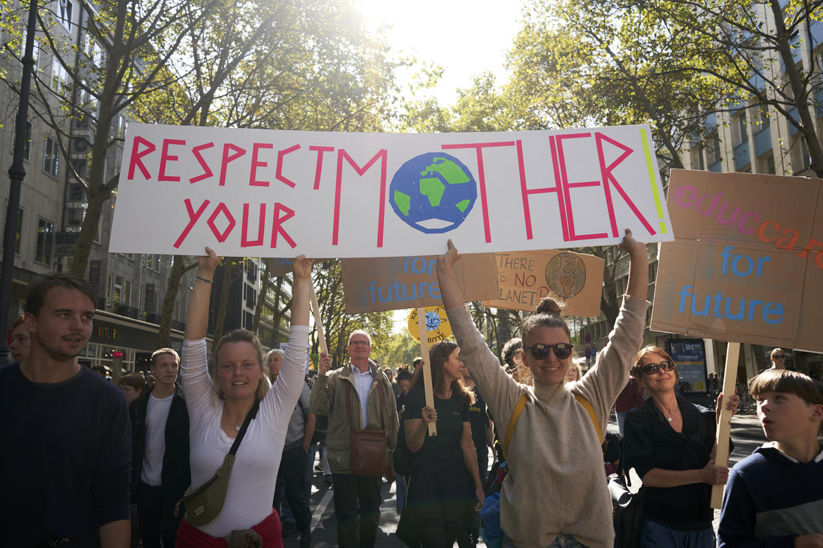 Global Climate Strike in Cologne. © Anne Barth / Greenpeace