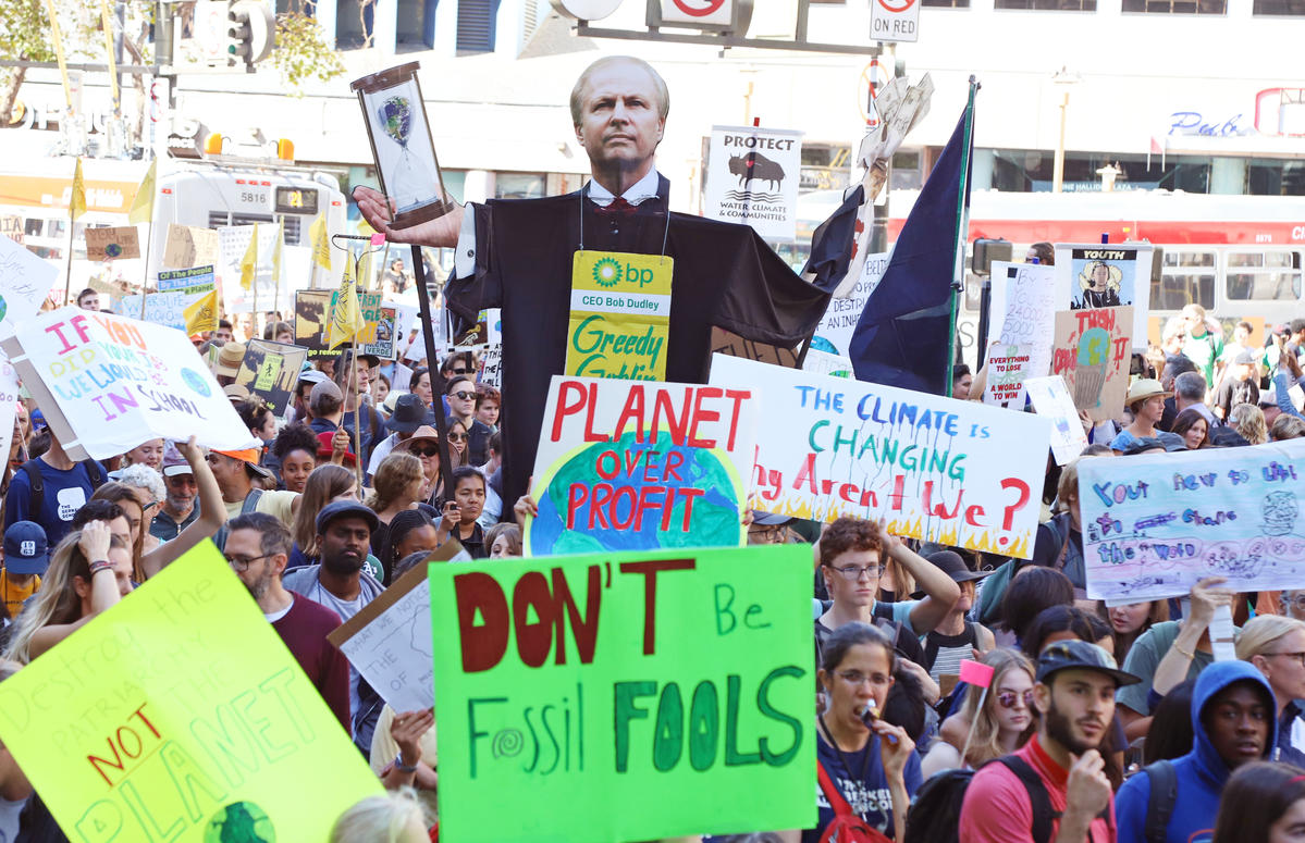 Global Climate Strike in San Francisco. © George Nikitin / Greenpeace