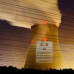 Projection on Emsland Nuclear Power Plant.