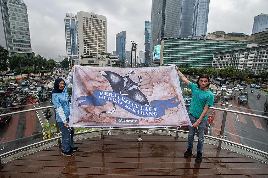 Global Day of Action in Jakarta. © Jurnasyanto Sukarno / Greenpeace