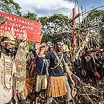 Awyu Tribe in Boven Digoel, South Papua. © Jurnasyanto Sukarno / Greenpeace
