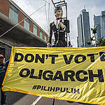 Election 2024 Carnival in Jakarta. © Jurnasyanto Sukarno / Greenpeace