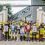 Lawsuit in Palembang District Court, South Sumatra. © Abriansyah Liberto / Greenpeace