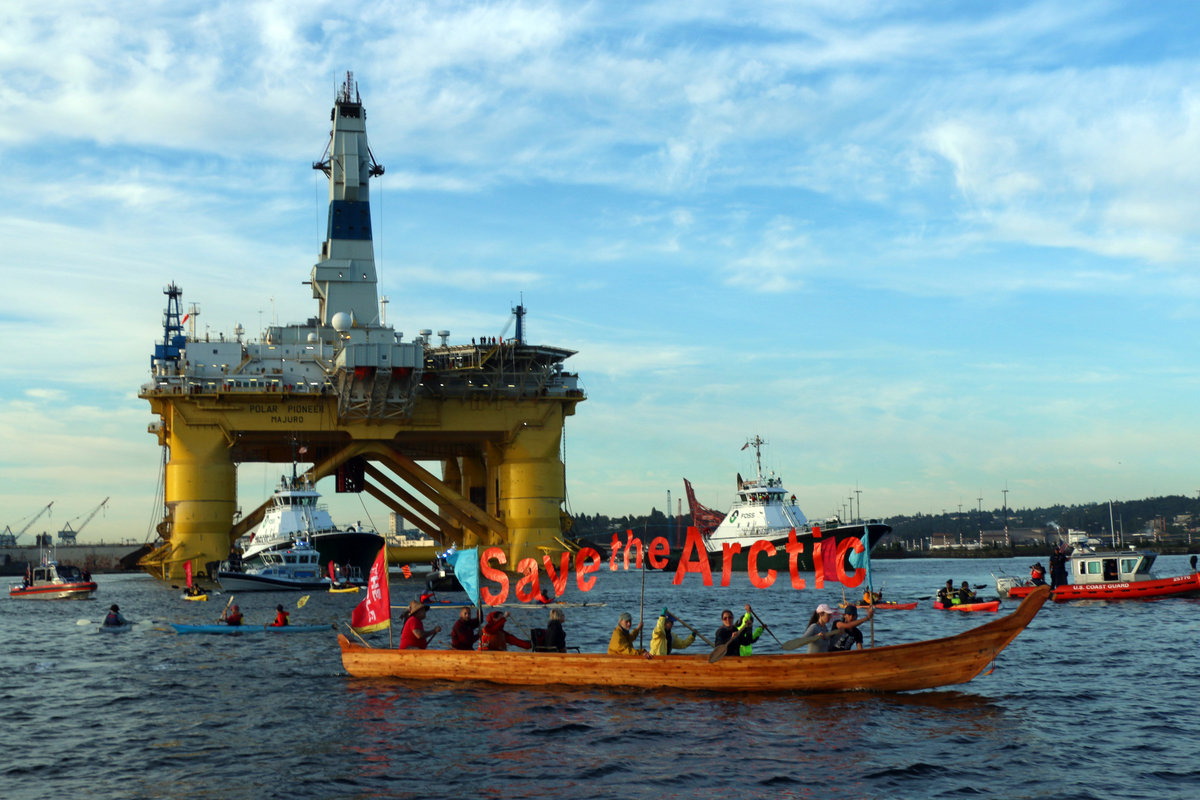 Seattle Shell Rig Protest © Marcus Donner / Greenpeace
