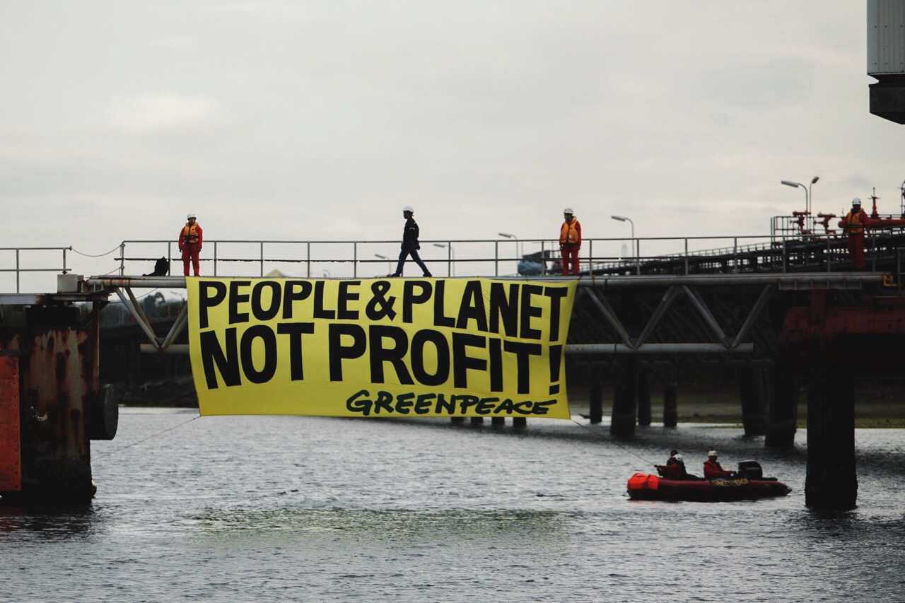 Philippines Climate Justice protest @ Greenpeace