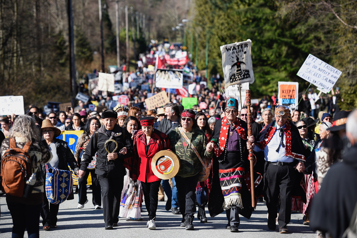 Indigenous-Led March in Vancouver © Rogue Collective