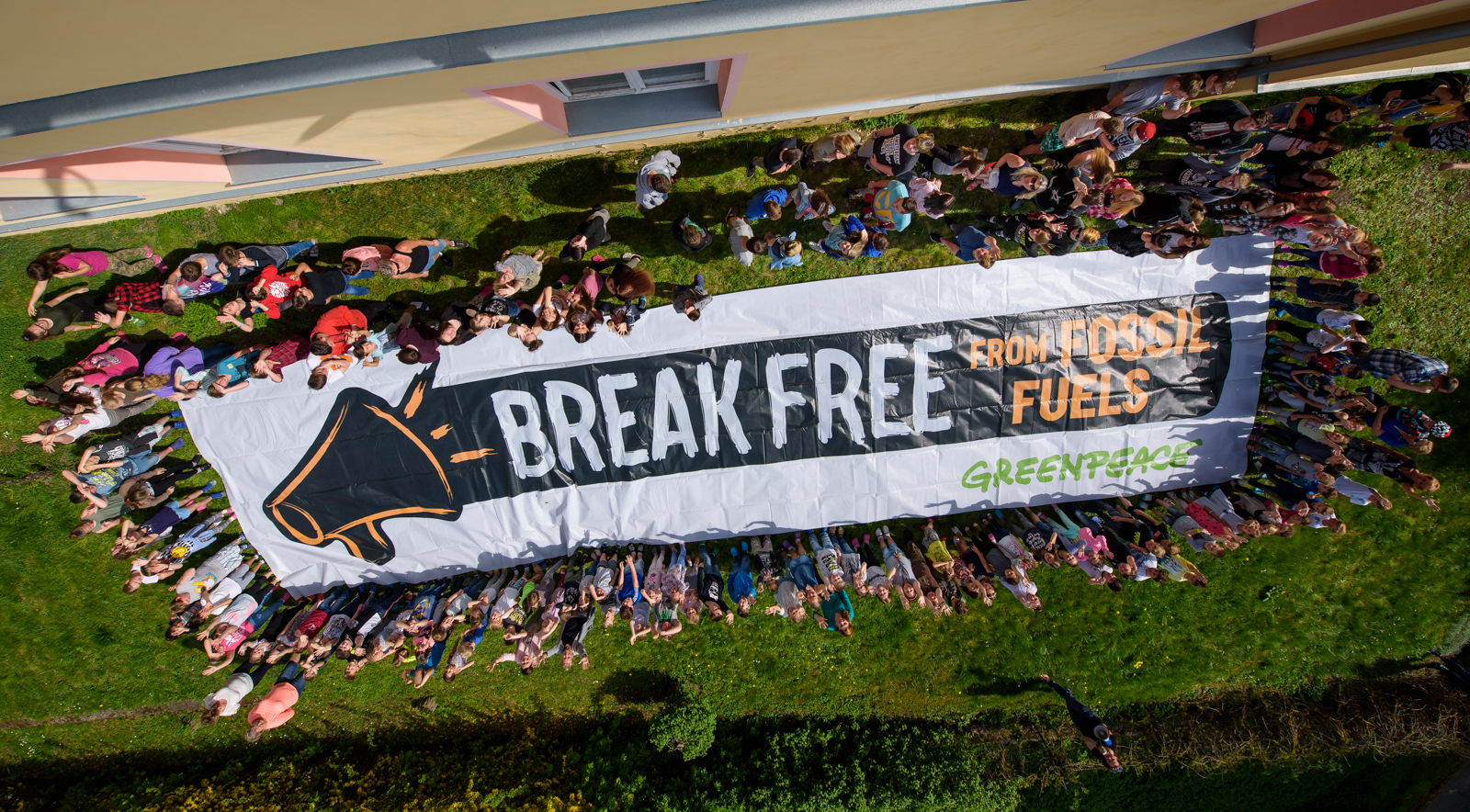 Break Free from Fossil Fuels Activity in Czech Rep © Petr Zewlakk Vrabec / Greenpeace