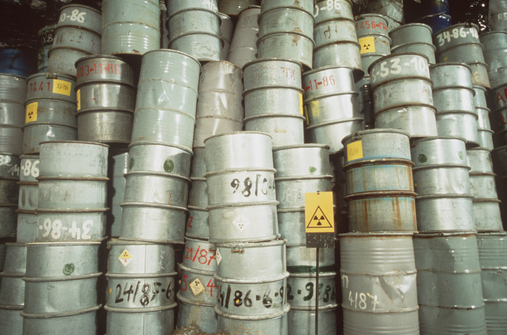 Barrels of nuclear waste © Bernd Hoff / Greenpeace © Bernd Hoff / Greenpeace