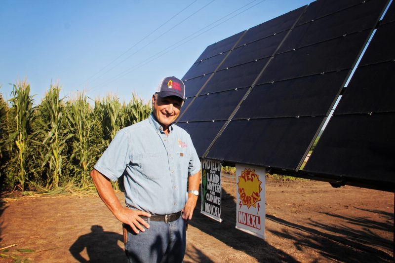 Jim Knopik of North Star Solar Bears, the installer of Solar XL © Juliana BrownEyes-Clifford