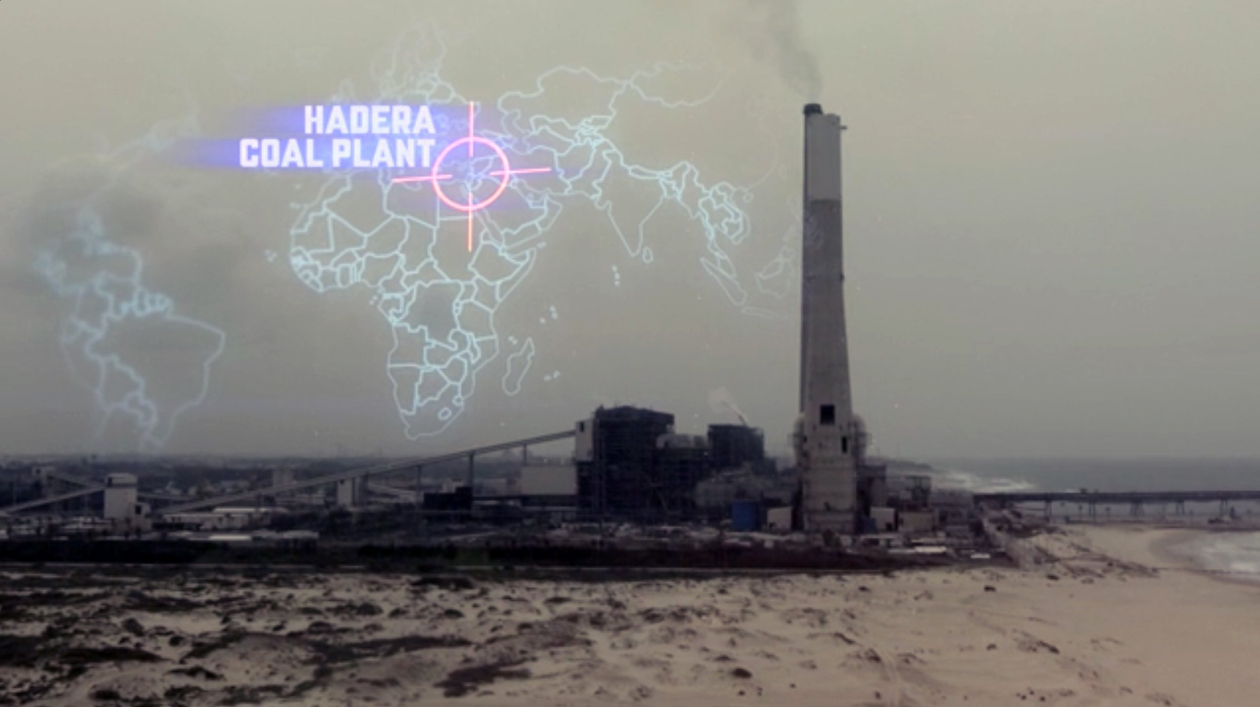 Hadera coal plant in Israel © Greenpeace