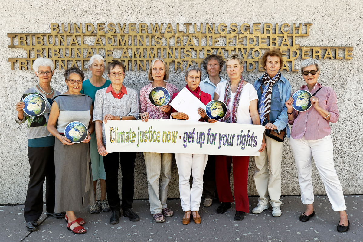 Senior Women for Climate Protection in St. Gallen © Greenpeace / Ex-Press / André Albrecht