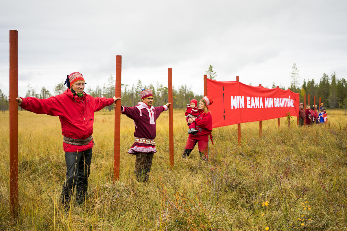 Demonstration against Industrial Exploitation of the Great Northern Forest in Finland © Jonne Sippola / Greenpeace