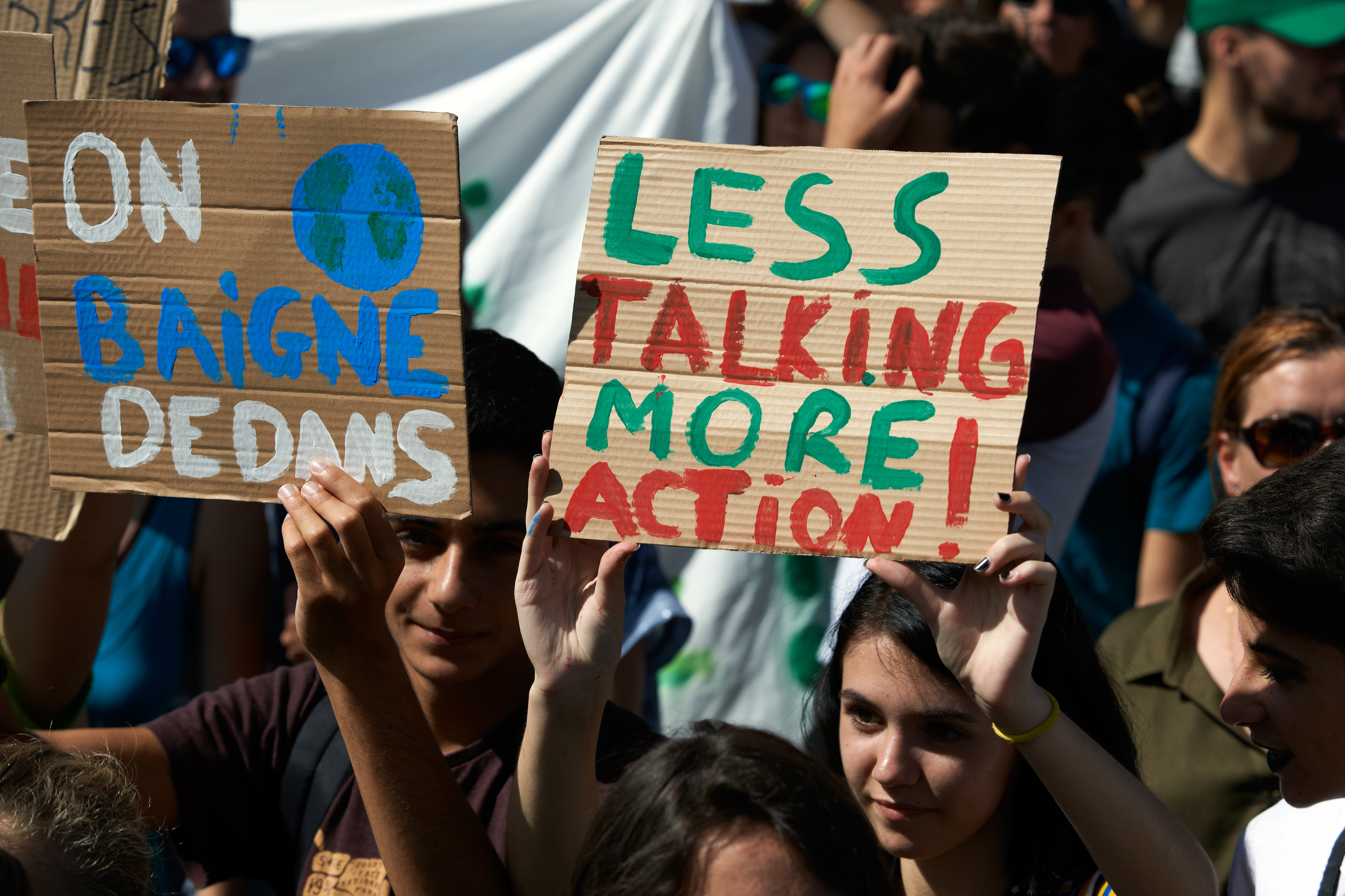 Climate March In Toulouse. Alain Pitton/NurPhoto via Getty Images)