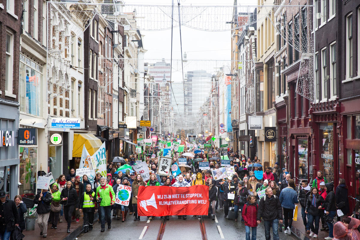 COP21: Climate March in Amsterdam © Chantal Bekker / Greenpeace