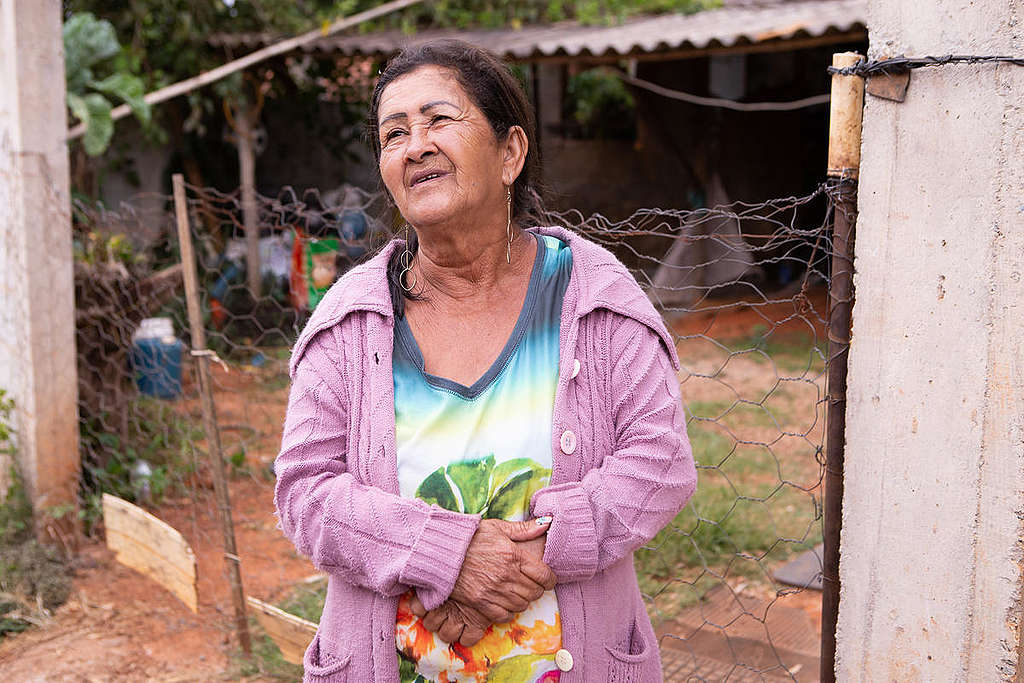 Dona Irani, a survivor of the disaster in Brumadinho © Nilmar Lage / Greenpeace