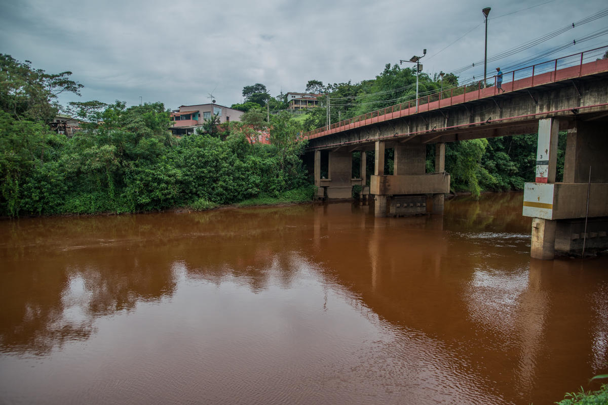 Paraopeba River in Brumadinho. In this area, the river was pronounced dead due to the high level of toxic waste. © Christian Braga