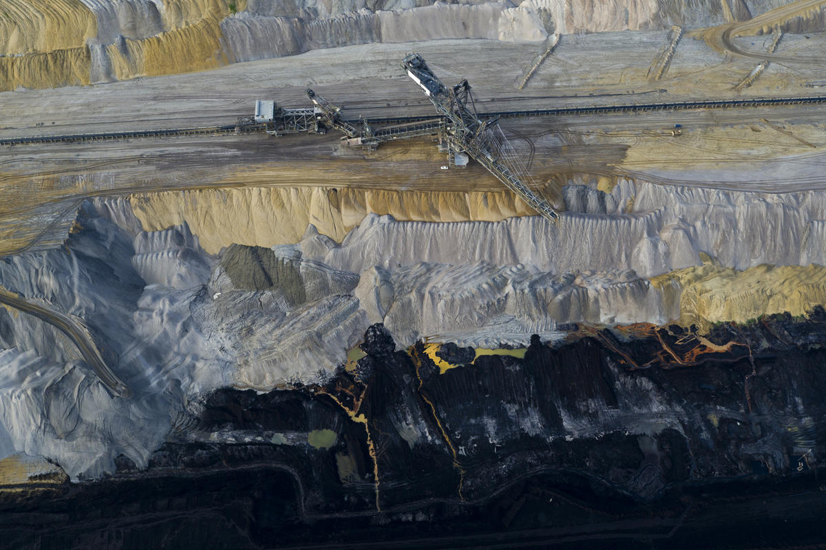 Aerials of Hambach Coal Mine in Germany. © Greenpeace