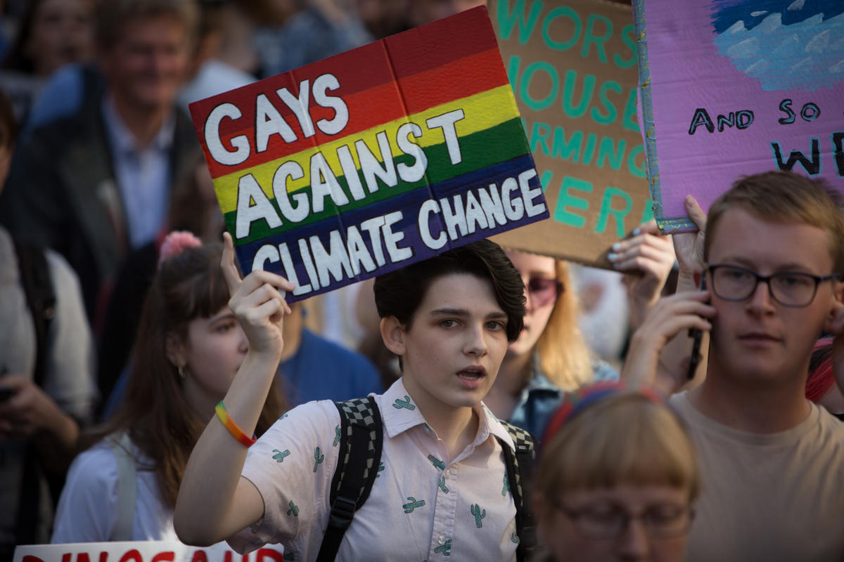 Global Climate Strike in Edinburgh. © Jeremy Sutton-Hibbert / Greenpeace