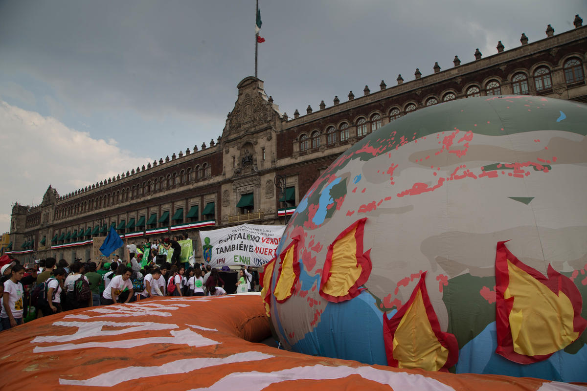 Global Climate Strike March in Mexico. © Ilse Huesca Vargas / Greenpeace