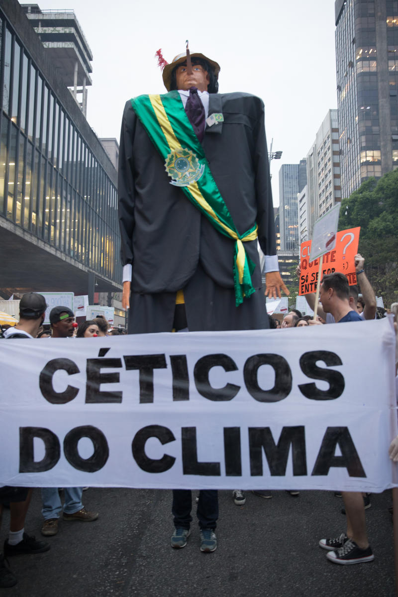 Global Climate Strike in São Paulo, Brazil. © Barbara Veiga / Greenpeace