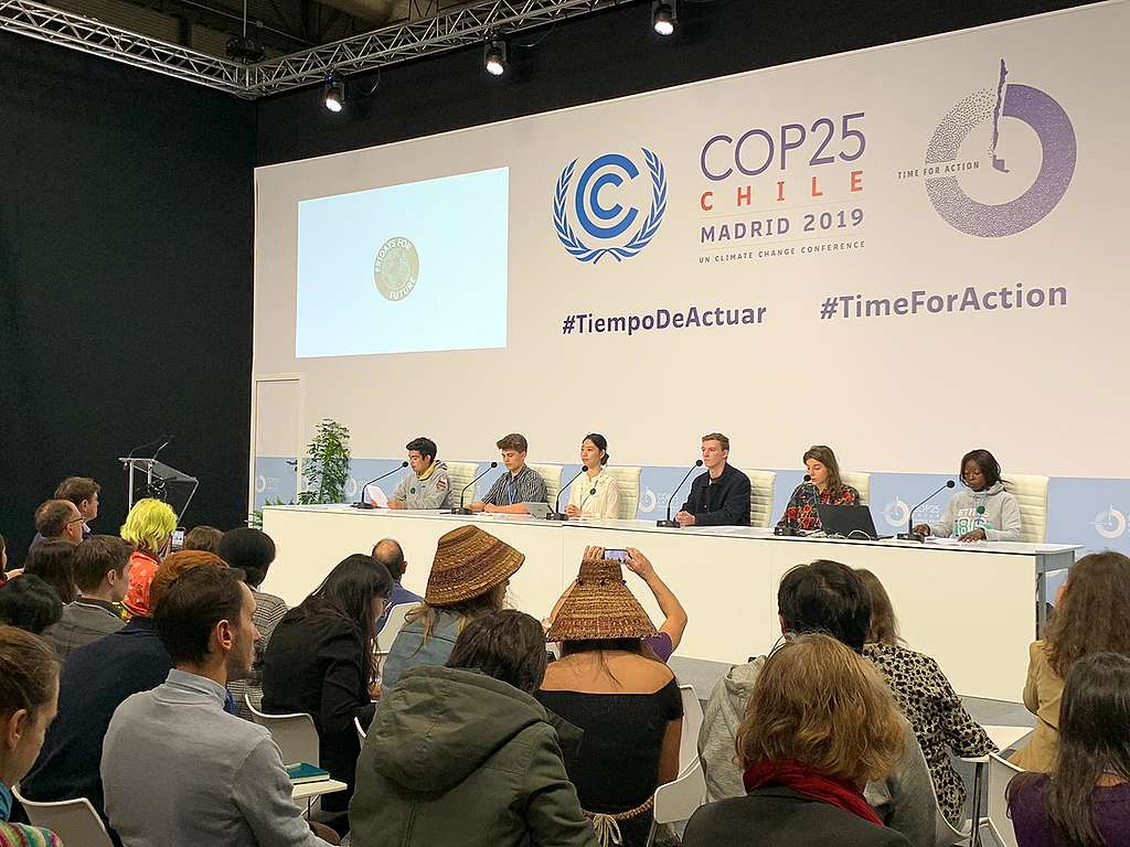Friday's For Future Press Conference at the COP25 Climate Change Conference, 4 Dec 2019
 © Bryher McKeown