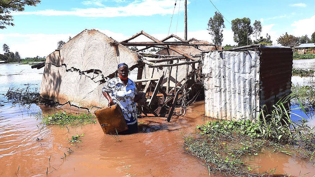 Floods in Migori and Homa Bay Counties in Kenya. © Greenpeace