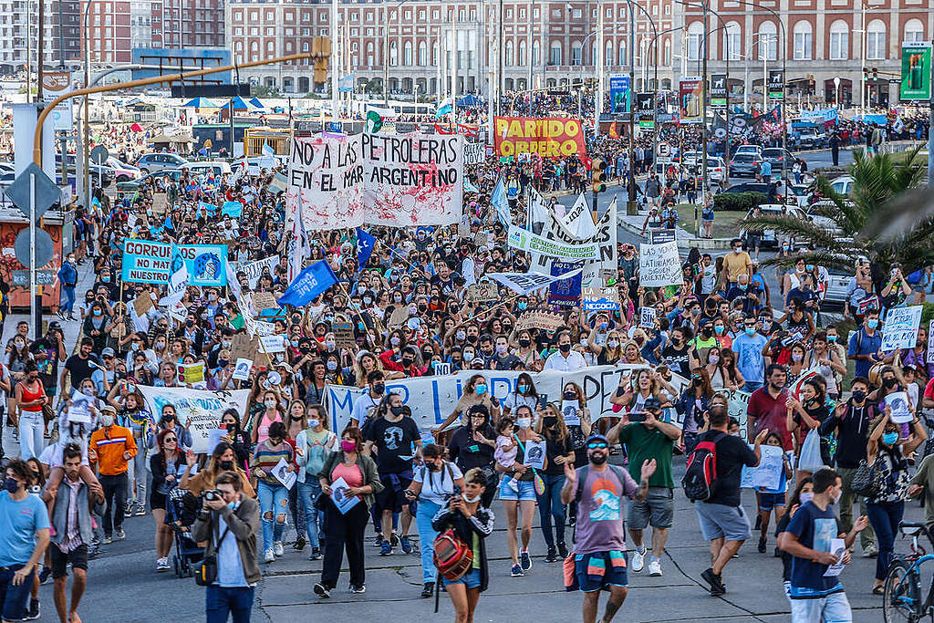Enough is Enough! Collective action to stop oil exploitation in Argentine  sea - Greenpeace International