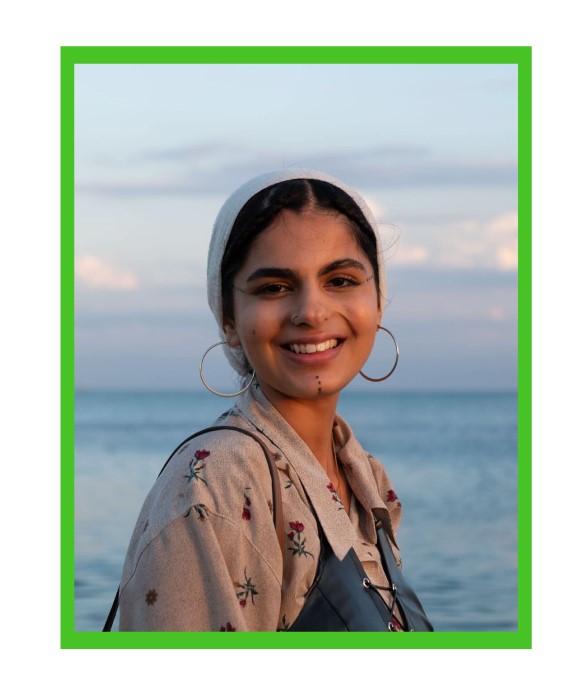 Ayisha Siddiqa (Pakistan), young climate leader on board the Rainbow Warrior for the United for Climate Justice ship tour in Egypt ahead of COP27 taking place in November 2022 Sharm El Sheik, Egypt.