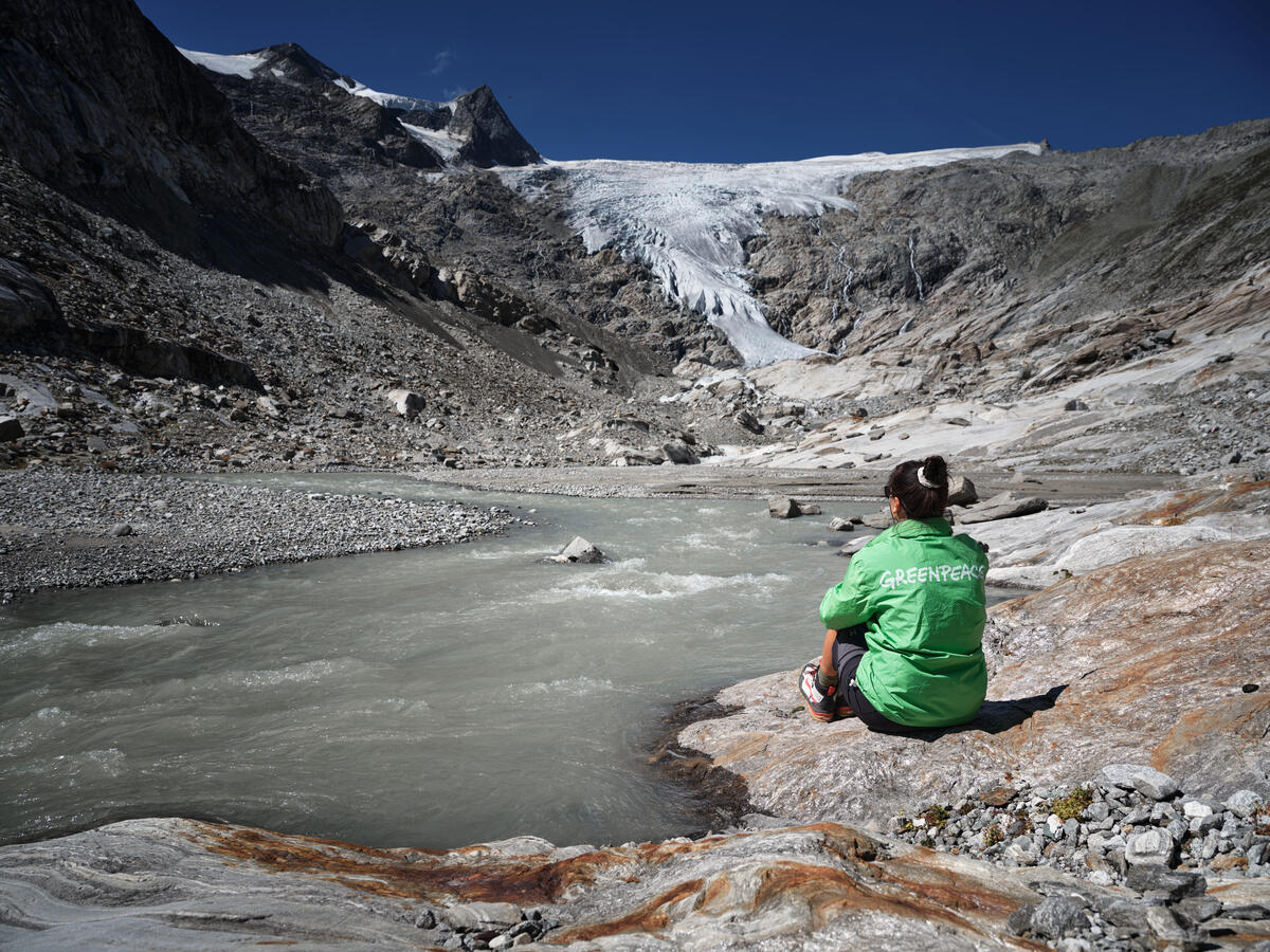 Schlatenkees Glacier Revisited. © Mitja  Kobal / Greenpeace