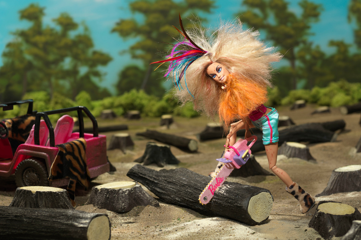 Mattel's controversial career choice for Barbie: rainforest destroyer -  Greenpeace International