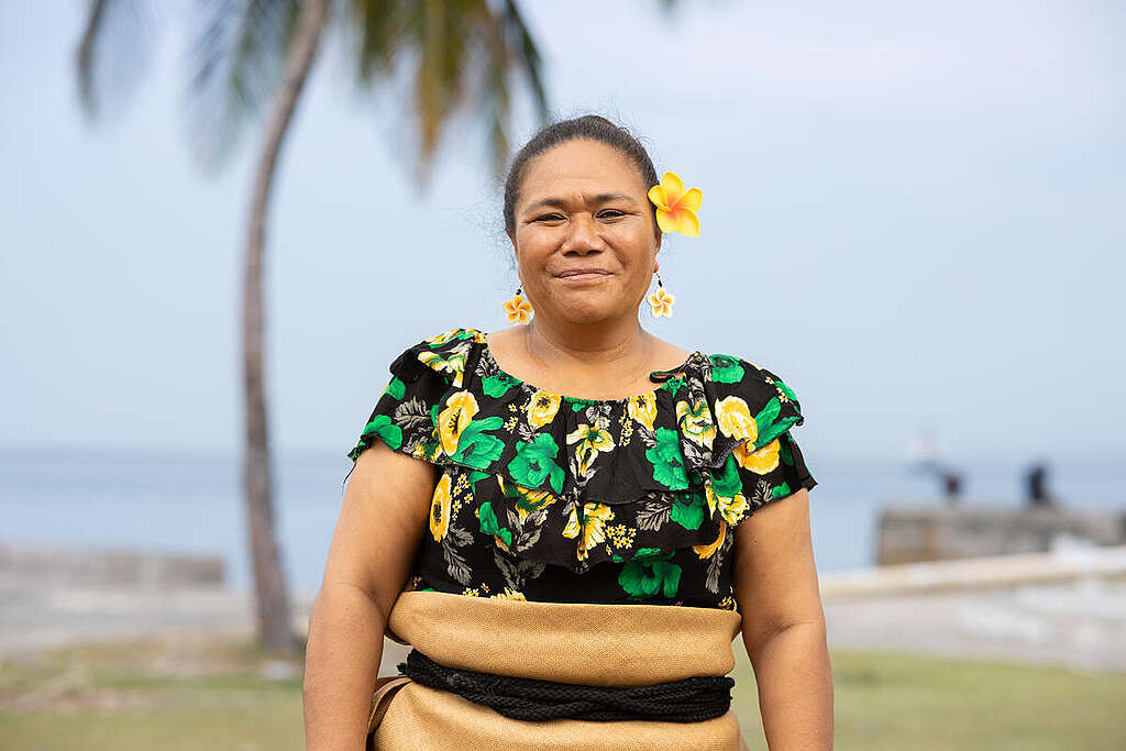 Pelenatita Kara in Kingston, Jamaica. © Greenpeace / Gladstone Taylor