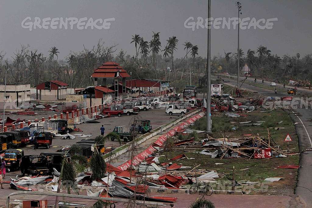 Aftermath In India's Odisha Coast As Storm Fani Weakens. © STR/NurPhoto via Getty Images