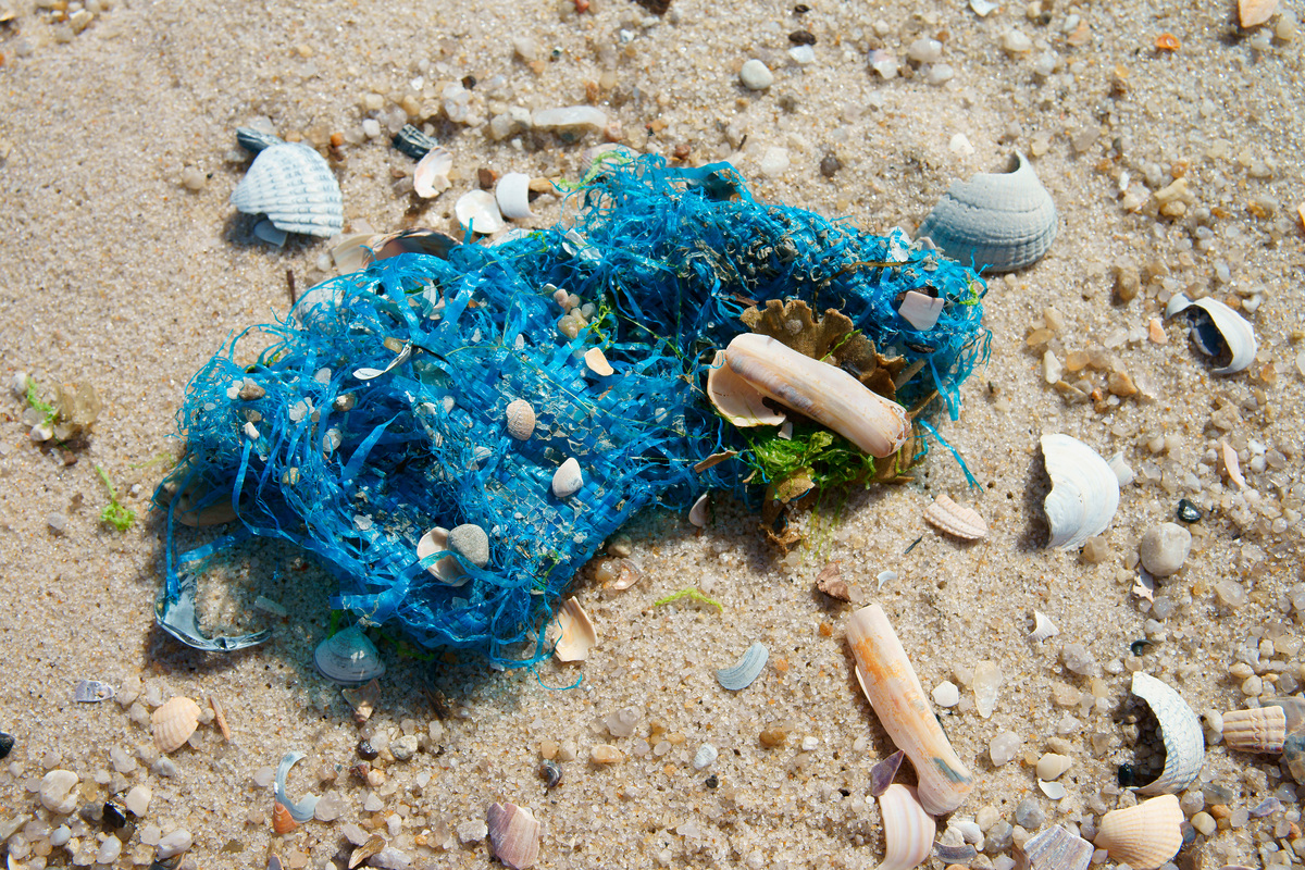 Plastic Garbage on North Sea Coastline in Germany. © Stefan Schorr