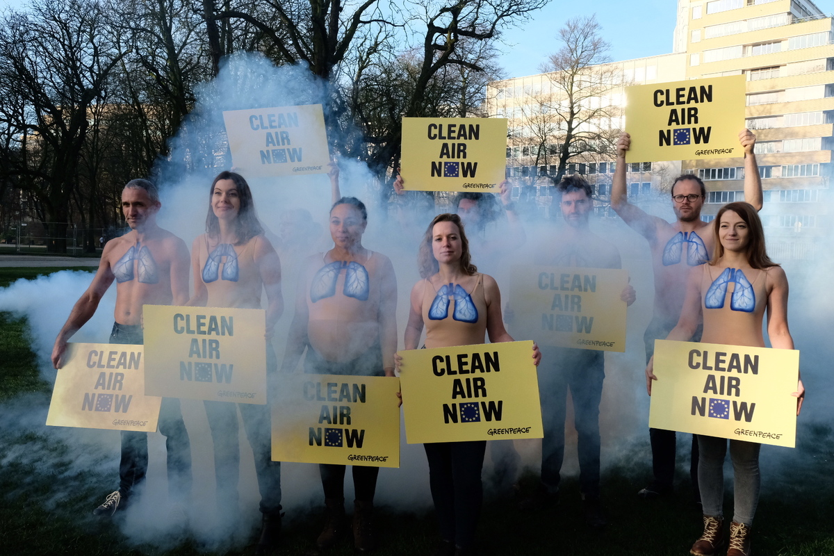 Clean Air Action in Brussels. © Tim Dirven