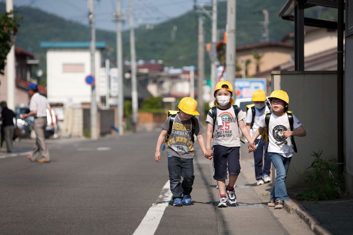 Children in Fukushima. © Jeremy Sutton-Hibbert