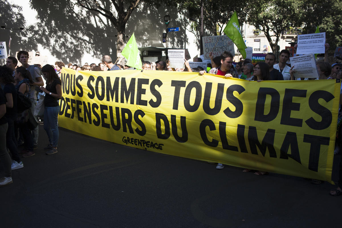 Climate March in Paris. © Jérémie Jung