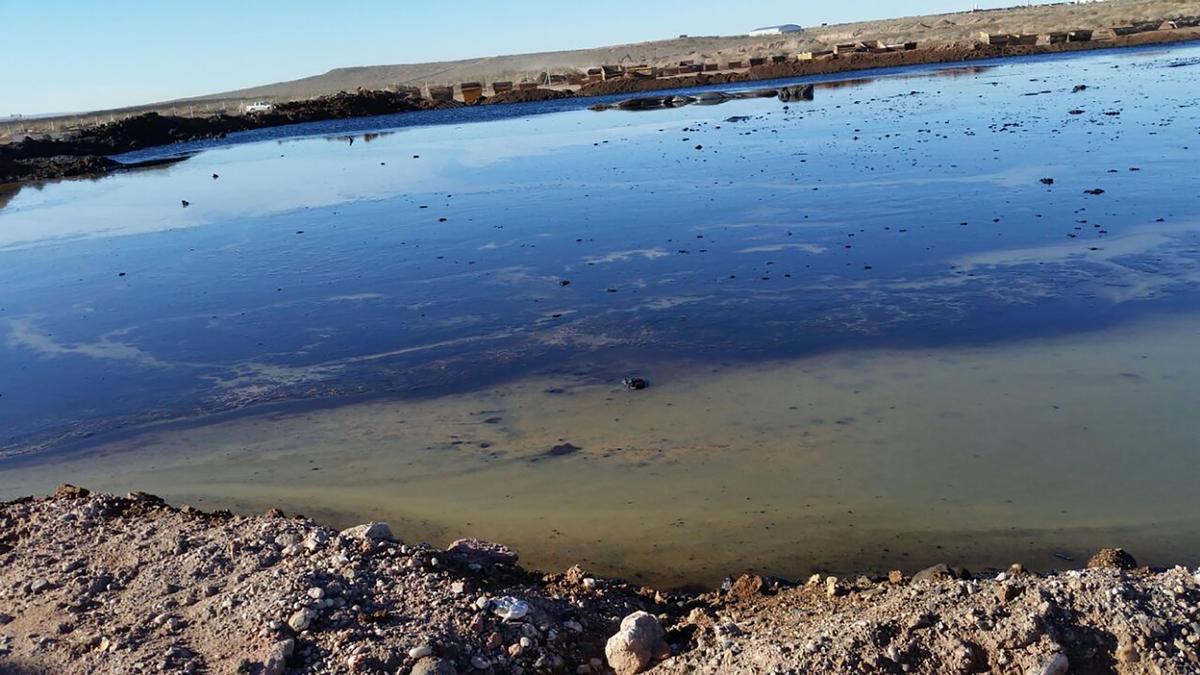 Toxic Fracking Waste Dumps in Vaca Muerta.